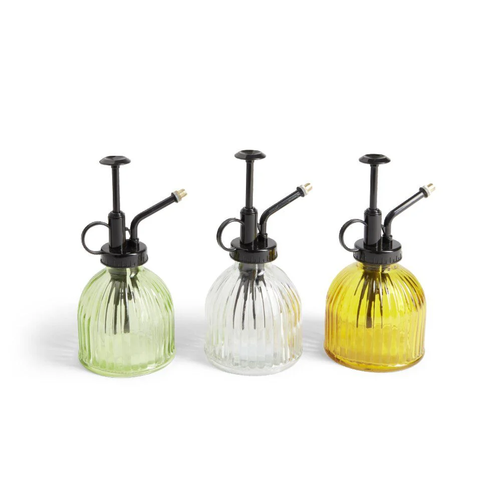 Pulvérisateur 200ml en verre Ø8xH16cm