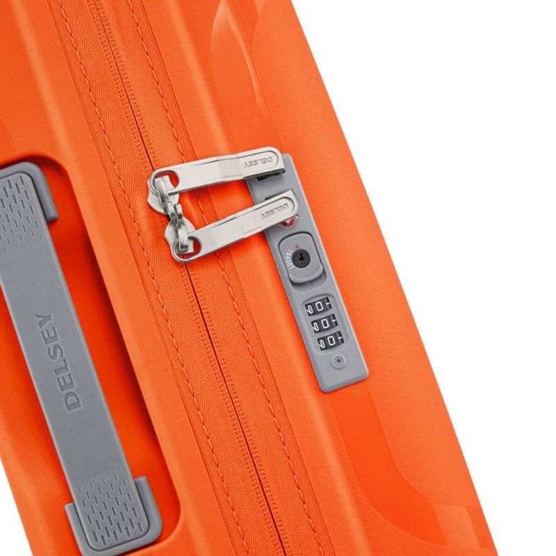 Valise cabine rigide extensible Clavel 55 cm Orange Tangerine