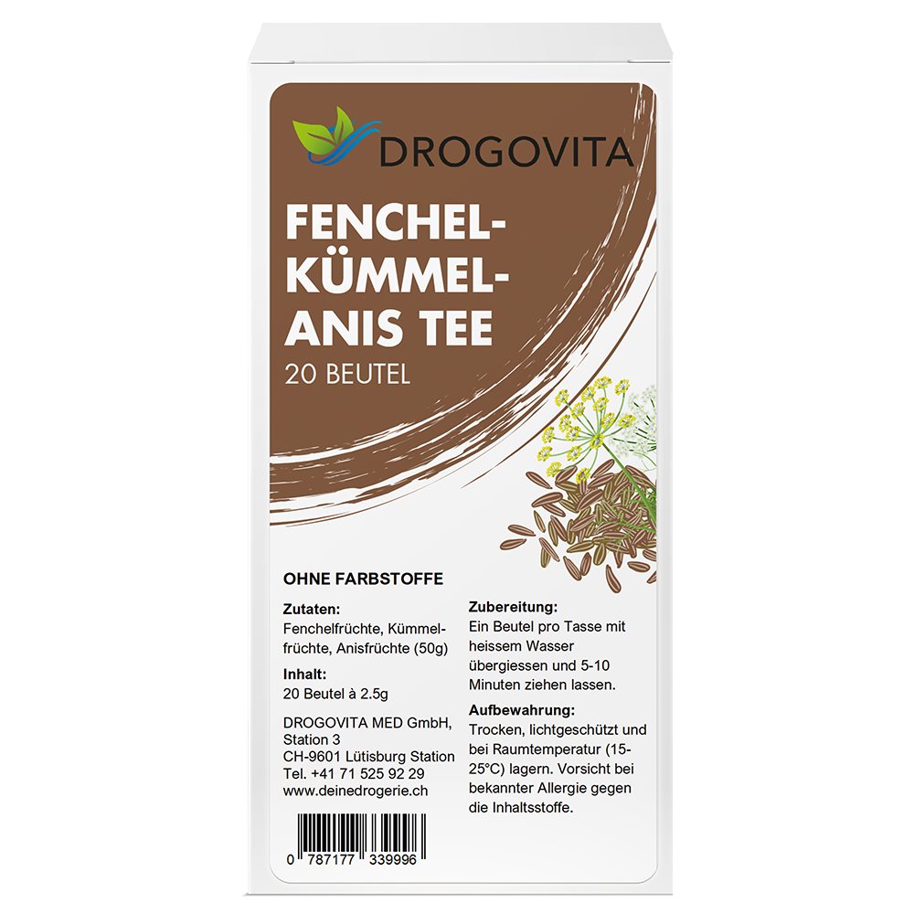 DROGOVITA Fenchel-Kümmel-Anis Tee Tees Btl 20 Stk
