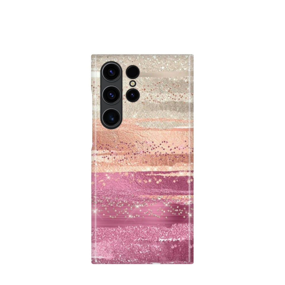 Samsung Galaxy S23 Ultra 5G Kunststoff Hülle Schimmer der Eleganz - Pink
