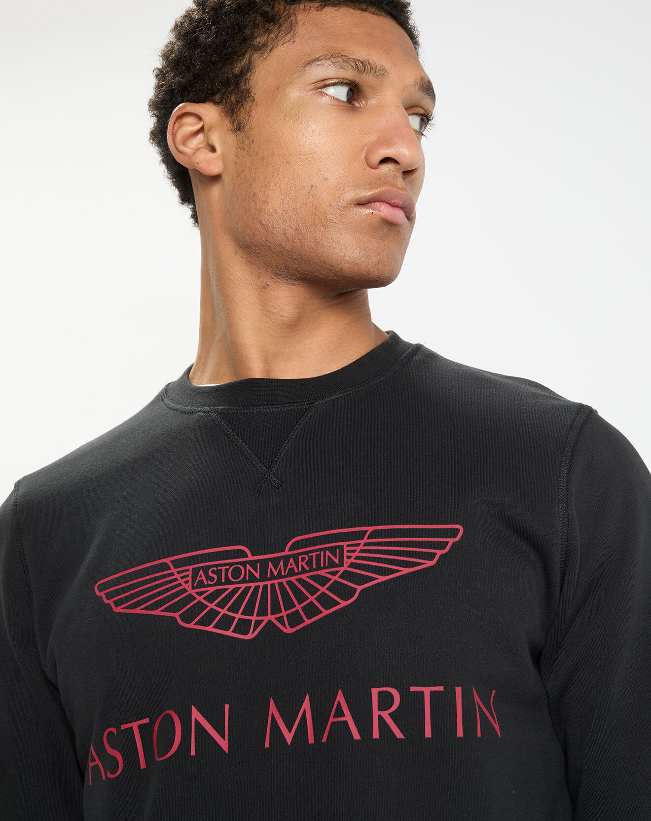Hackett London Sweat col rond Aston Martin Racing noir