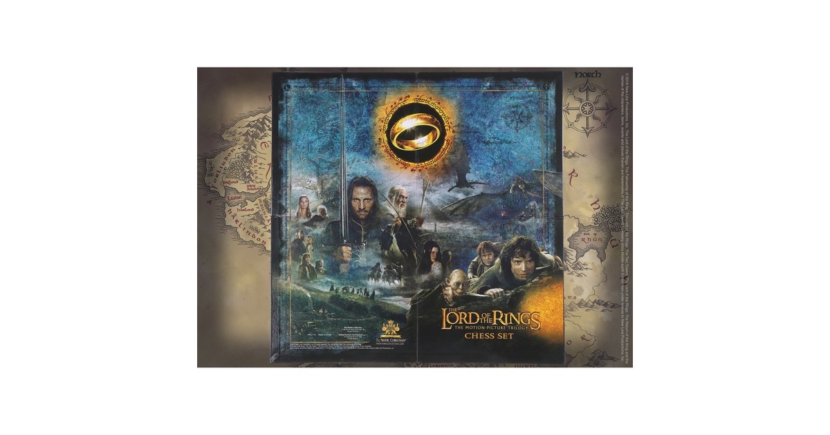 Noble CollectionLord of the Rings: Battle for Middle-Earth Chess Set Bordspel  (2 spelers, Vanaf 7 jaar)