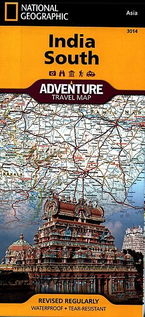 NATIONAL GEOGRAPHIC - 3014 INDIA SOUTH ECHELLE 1 1 400 000