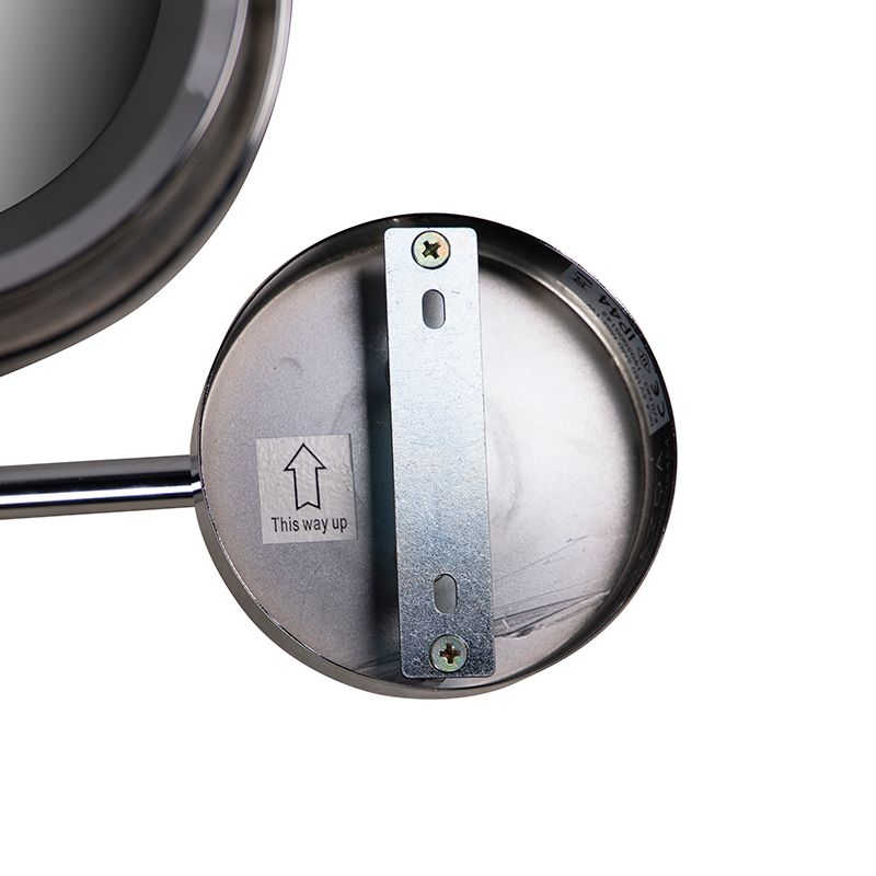 Design wandspiegel chroom incl. LED dim to warm verstelbaar IP44 - Vicino