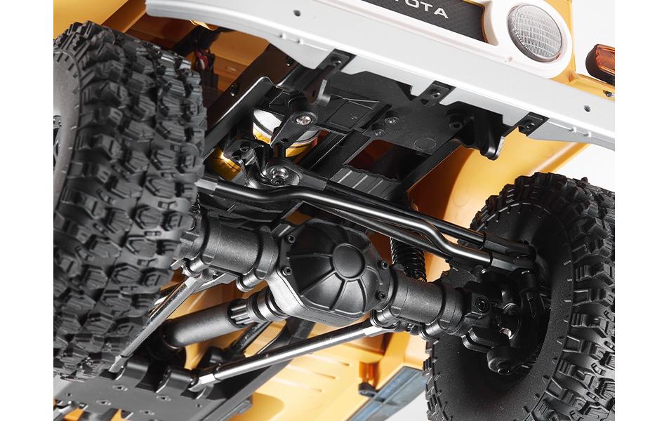 Scale Crawler Toyota Land Cruiser FJ40 Blau, ARTR, 1:10<br>Detailgetreuer Scaler mit ABS-Hardbody
