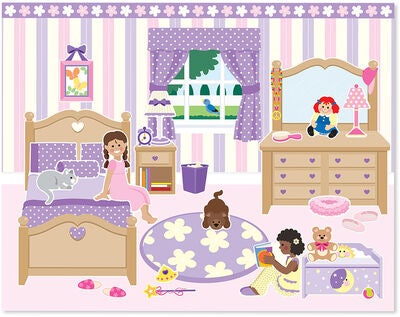Melissa & Doug Klistremerkebok Lekehus 175 Stk
