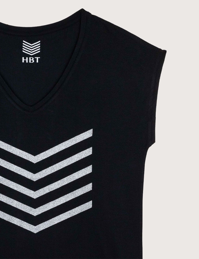 HBT BASICS | JUSTINE MODAL BLACK SILVER