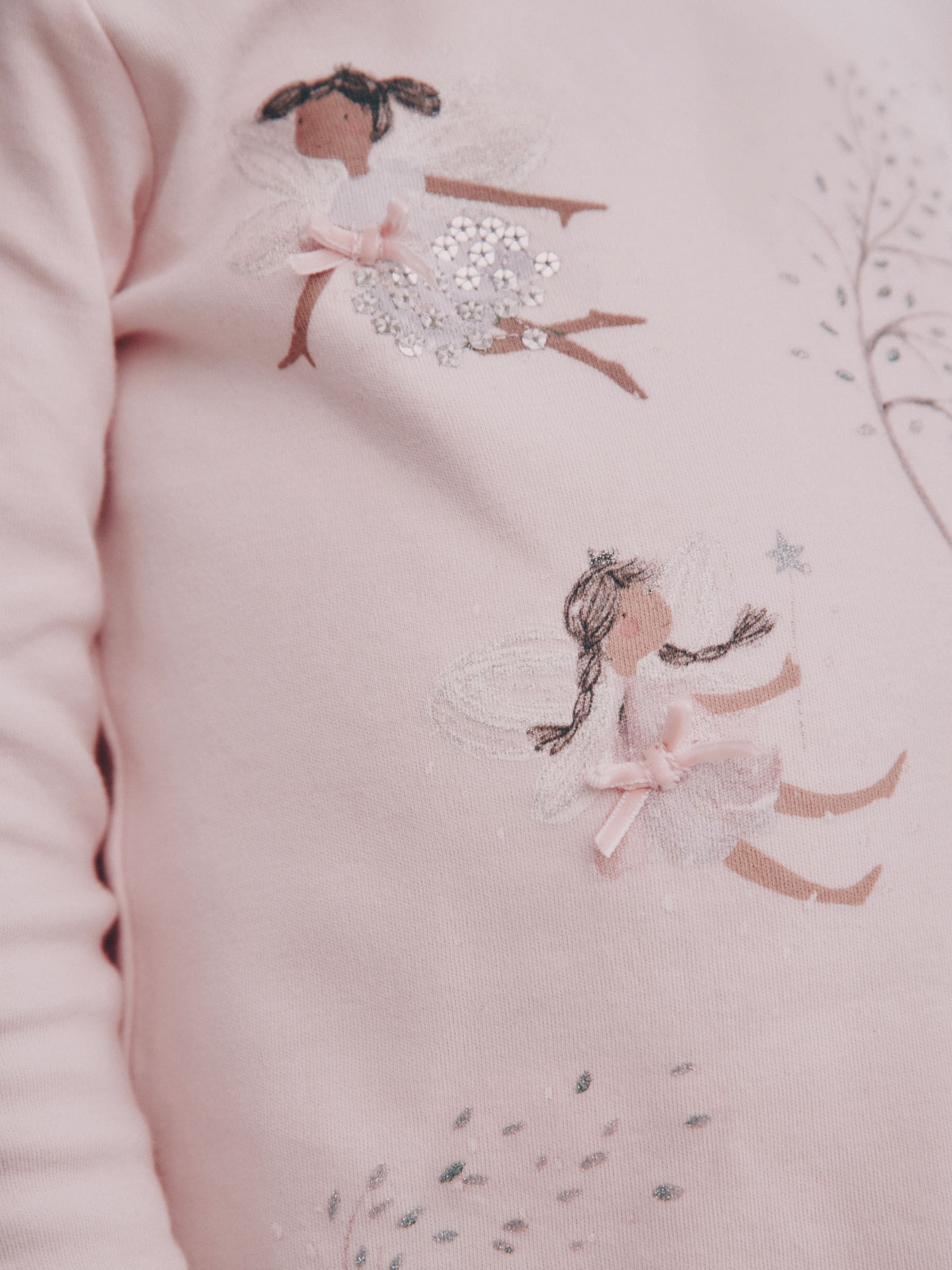 Roze / paarse fee - Verpakking van 2 knusse pyjama's (9 mnd-12 jr)