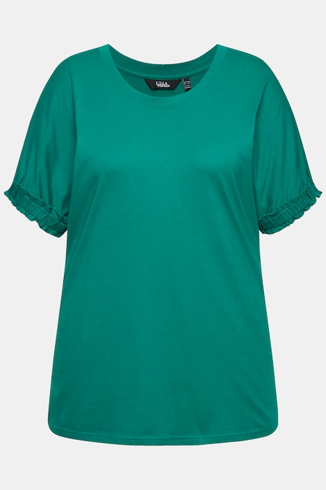 T-Shirt, Rüschen-Halbarm, Modalmischung