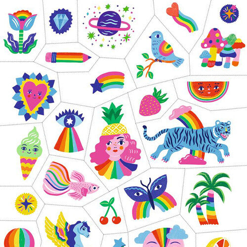 Djeco tattoos regenboog