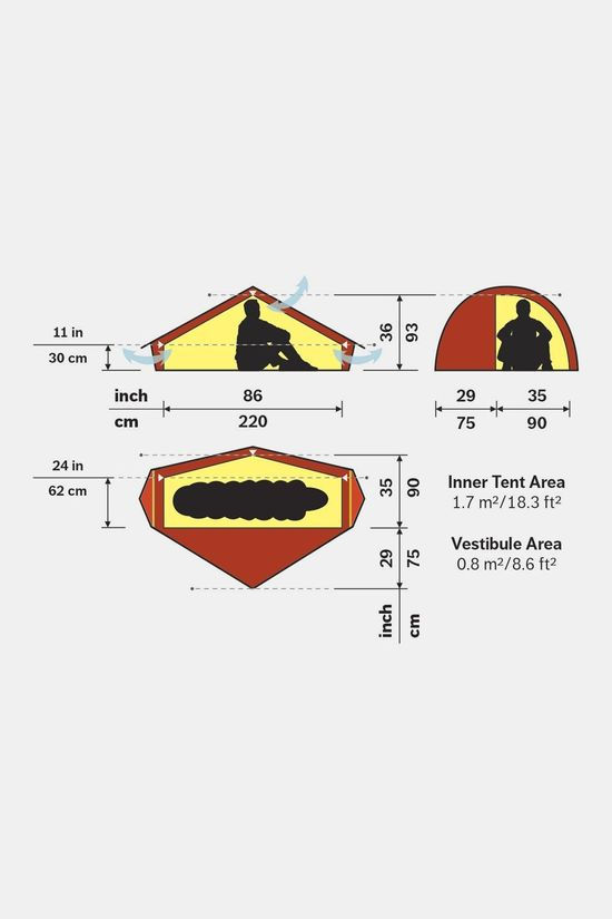 Hilleberg Hilleberg Akto 1P Tunneltent
