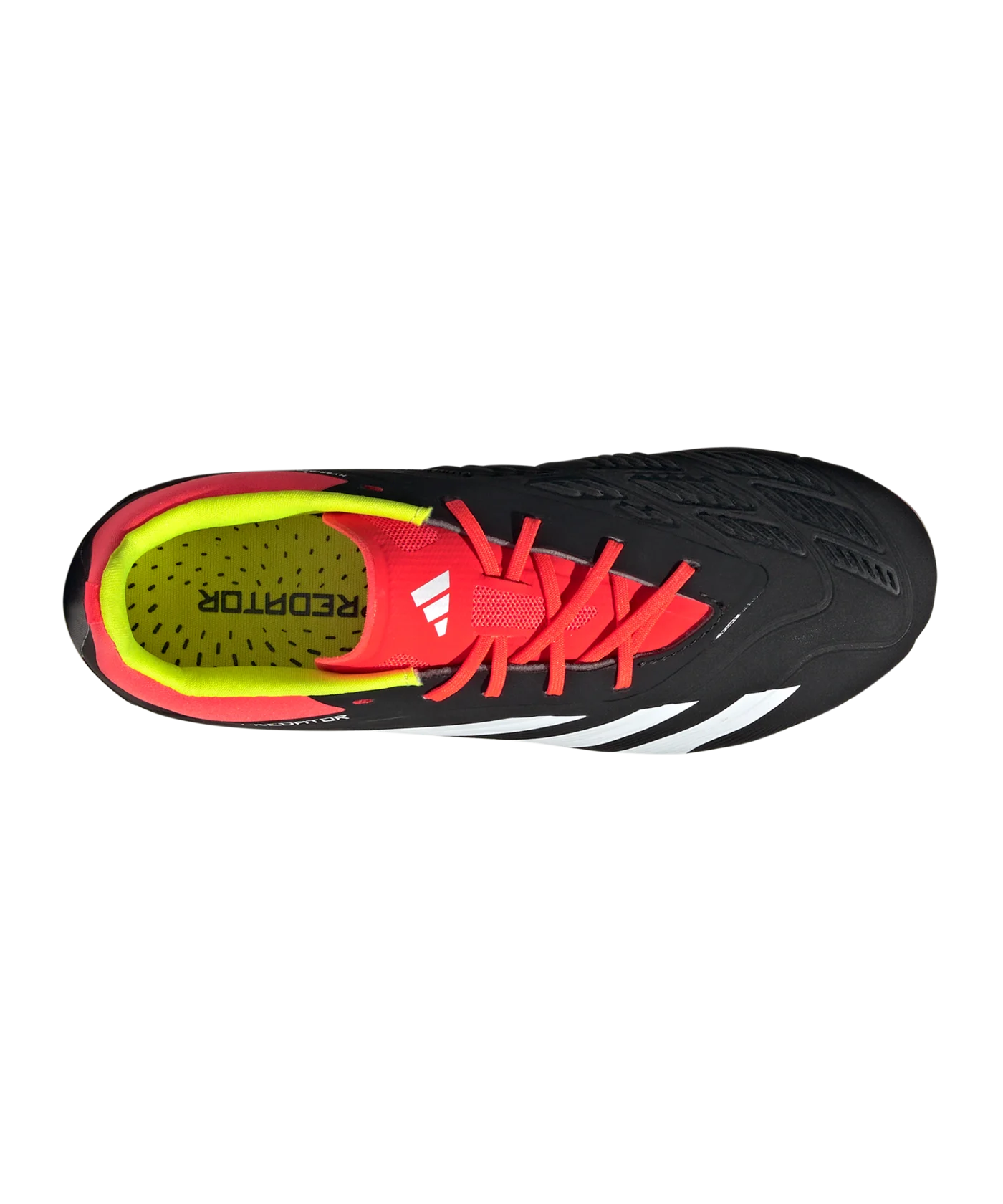 adidas Predator Elite FG Solar Energy Kids Schwarz Weiss Rot