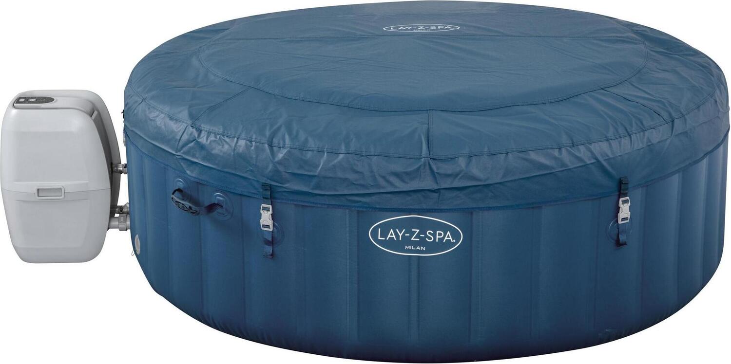 Bestway opblaasbare jacuzzi Lay-Z-Spa Milan met pomp D 196 H 71 cm