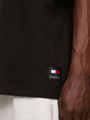 Camiseta clássica oversized de tecido atoalhado