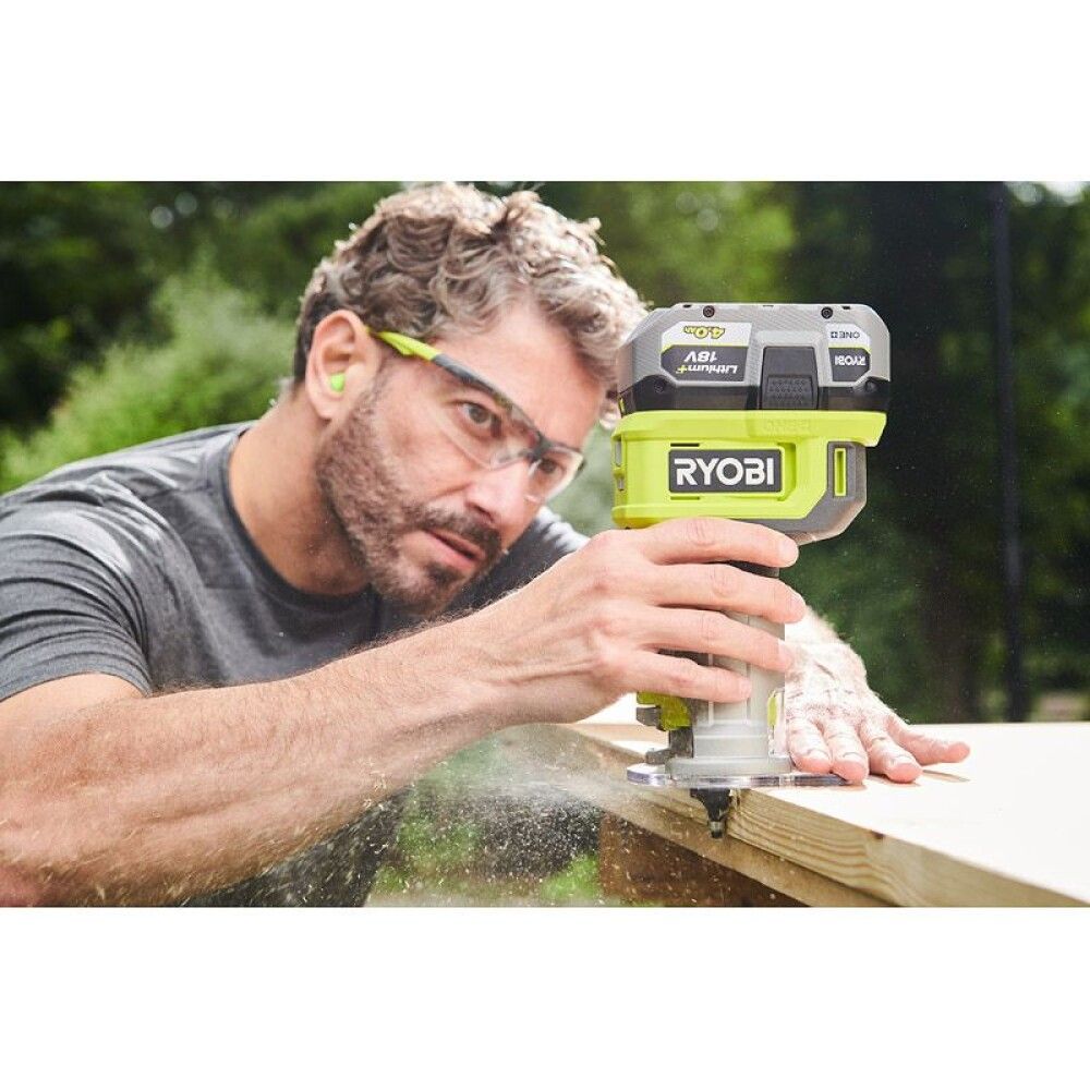 HÅNDOVERFRES RYOBI RTR18-0 ONE+ 18V UTEN BATTERI
