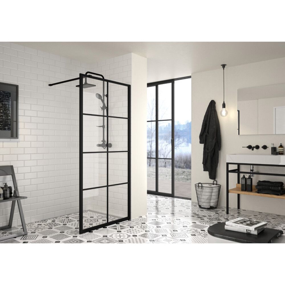 DUSJVEGG CAMARGUE STOCKHOLM MED SORTE SPROSSER 80 CM