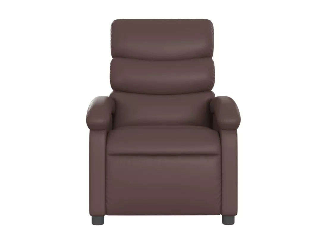 Fauteuil de massage inclinable Marron Similicuir