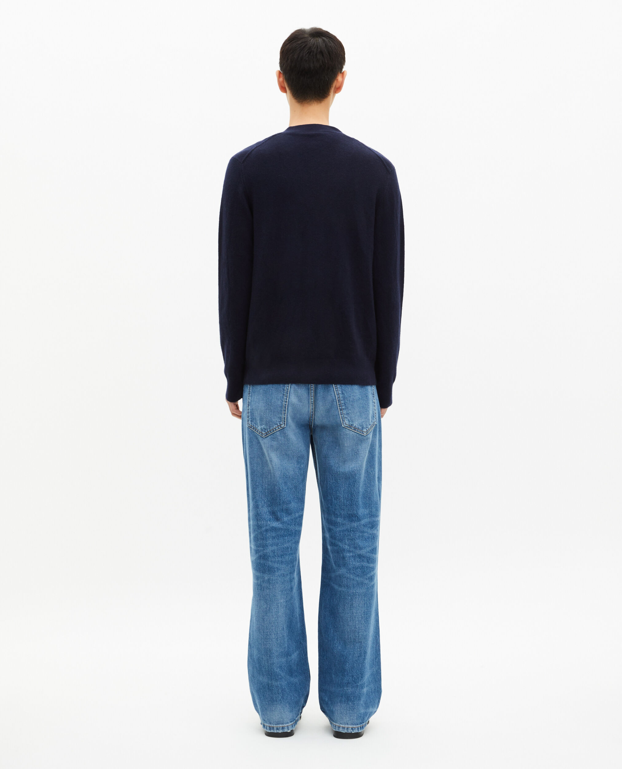Cardigan en cachemire marine