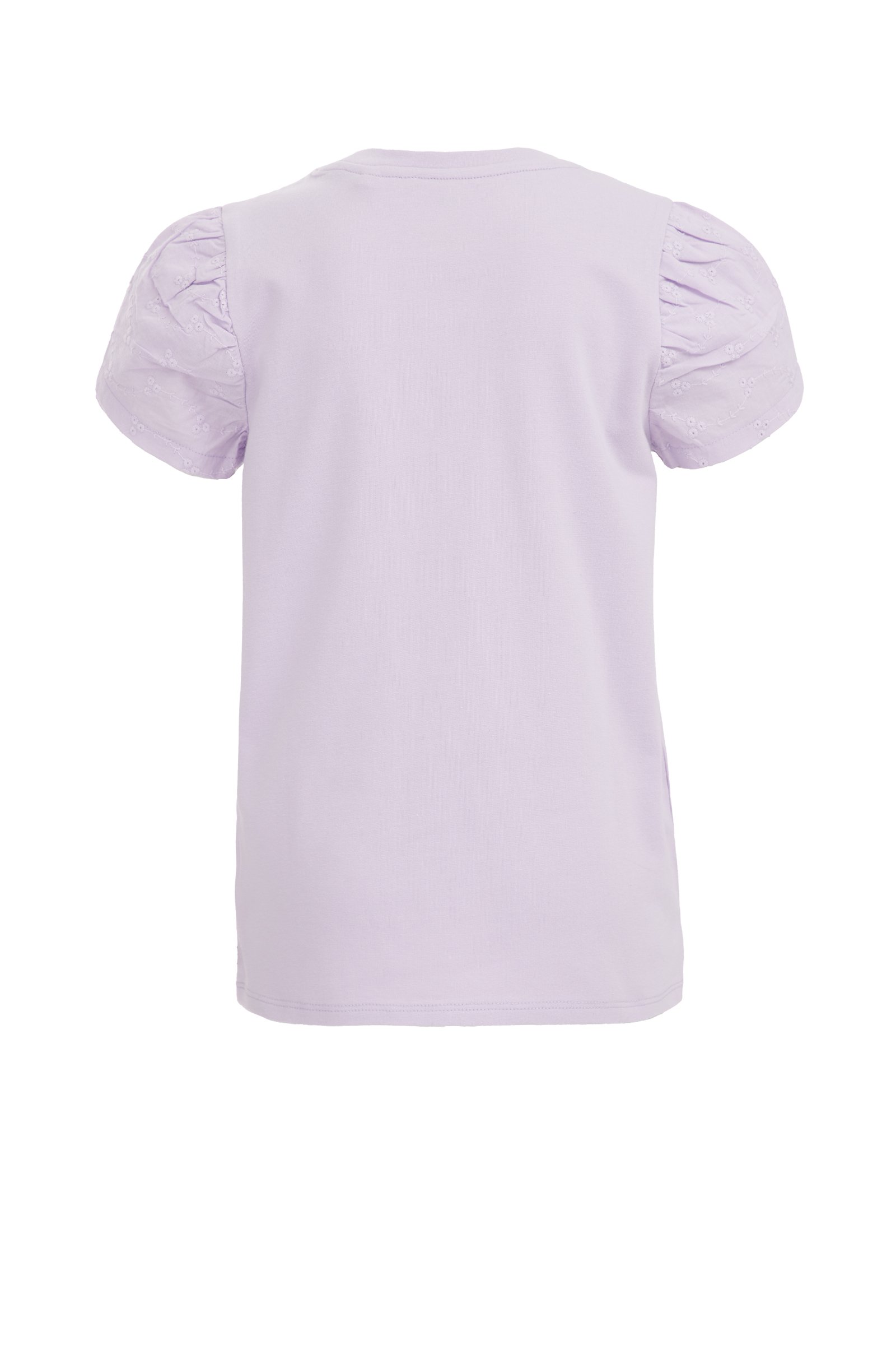 Meisjes T-shirt met embroidery WE Fashion Lila