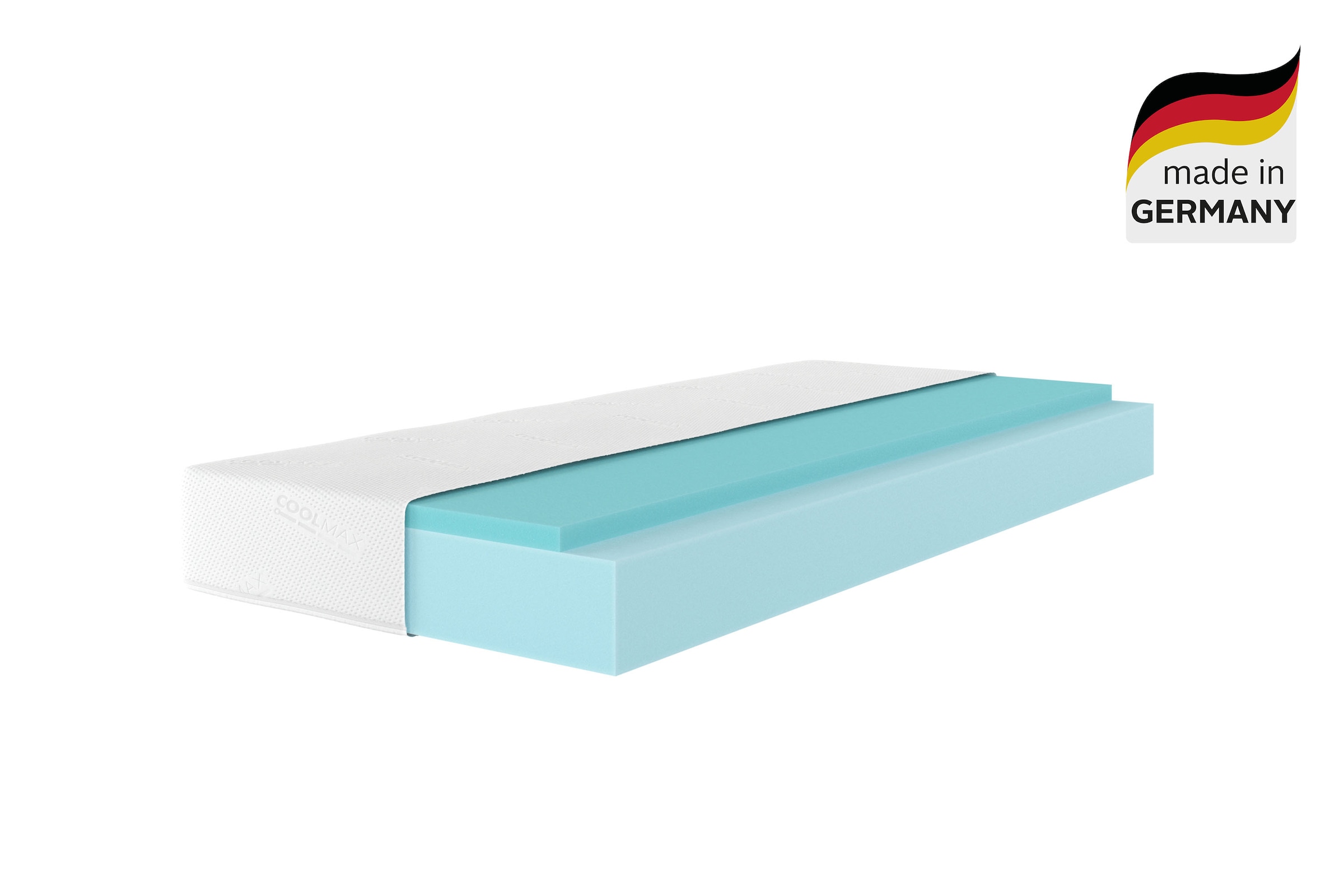 Älgdröm Gelschaummatratze »Kniven, Matratze 90x200 cm, 140x200 cm & weitere Grössen« 17 cm hoch 1-tlg., 1 Stk. tlg. Matratze H2-H4, ergonomisch, allergiker geeignet (Hausstauballergiker)