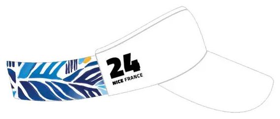 Visière Ironman World Championship Nice 2024 Event Blanc/Bleu
