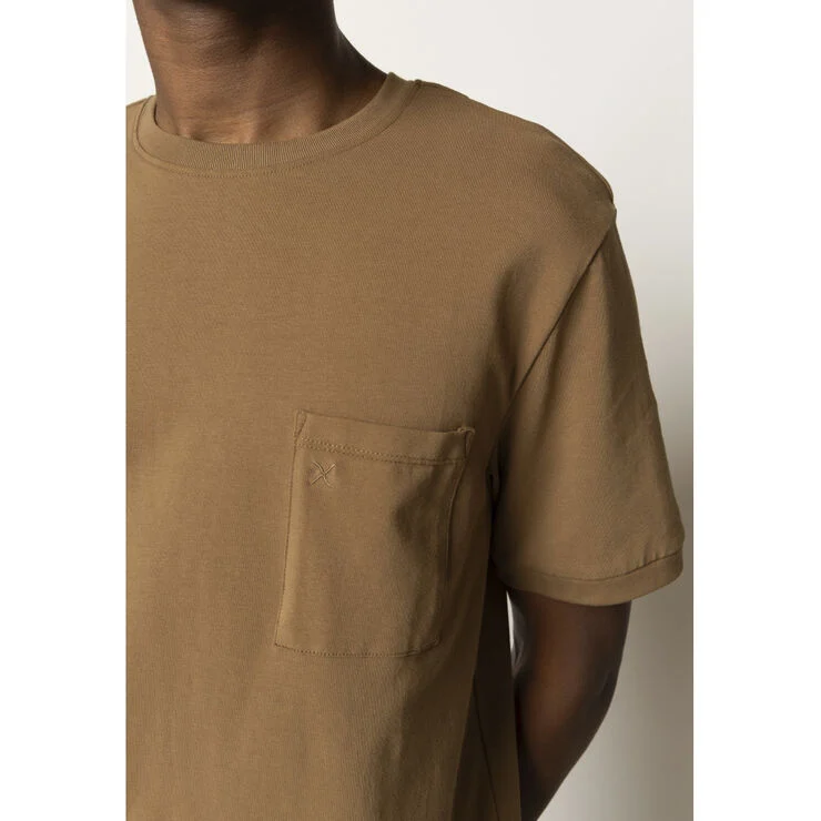Clean Cut Copenhagen Clean Formal Stretch T-shirt Brown