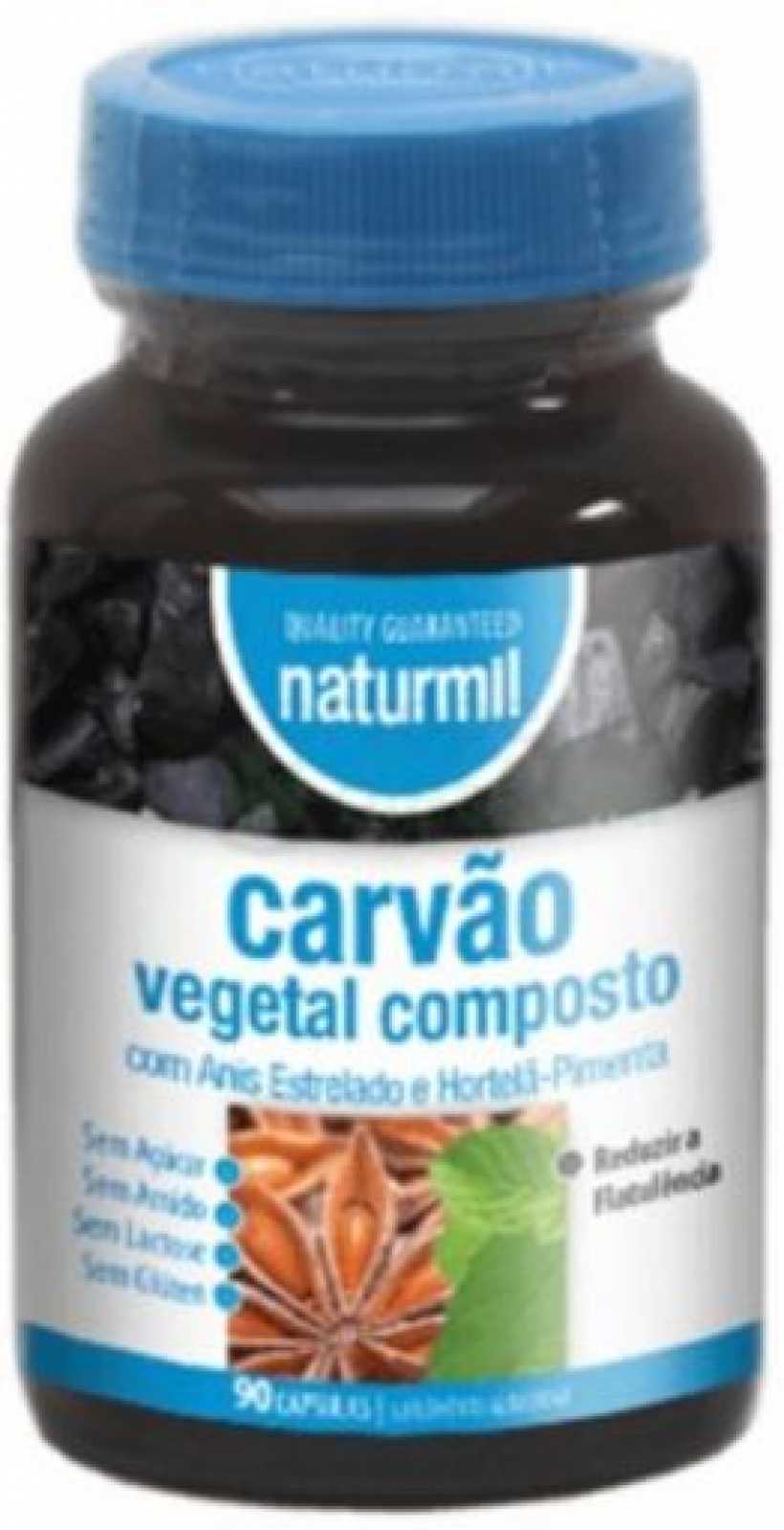 Naturmil Composto de Carvão Vegetal Naturmil 90 cápsulas - Oportunidade