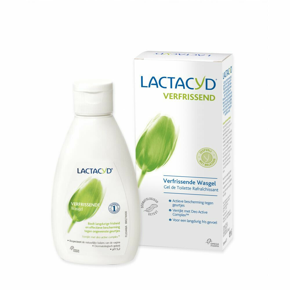4x Lactacyd Wasgel Verfrissend200 ml