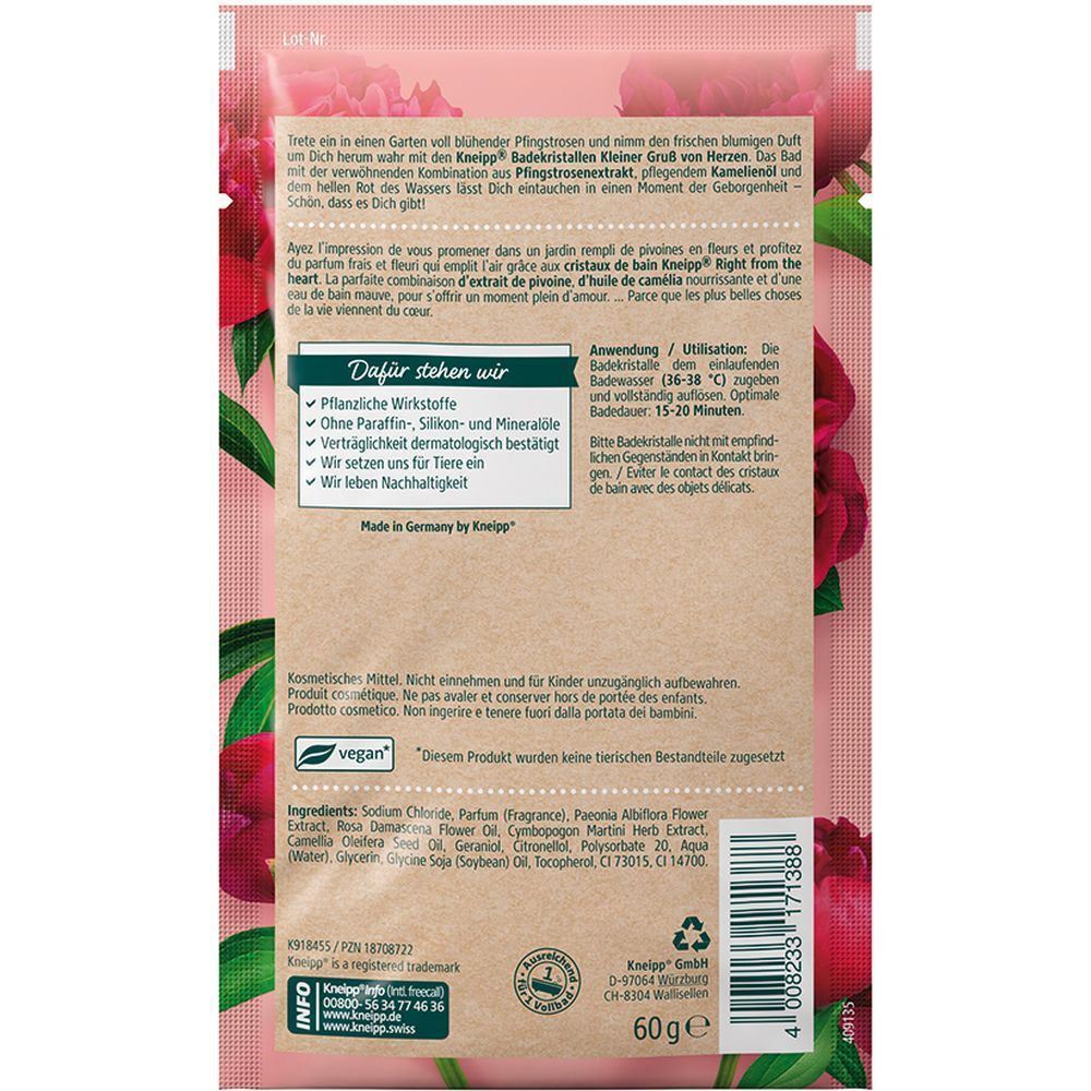Kneipp Badekristalle Kleiner Gruß von Herzen