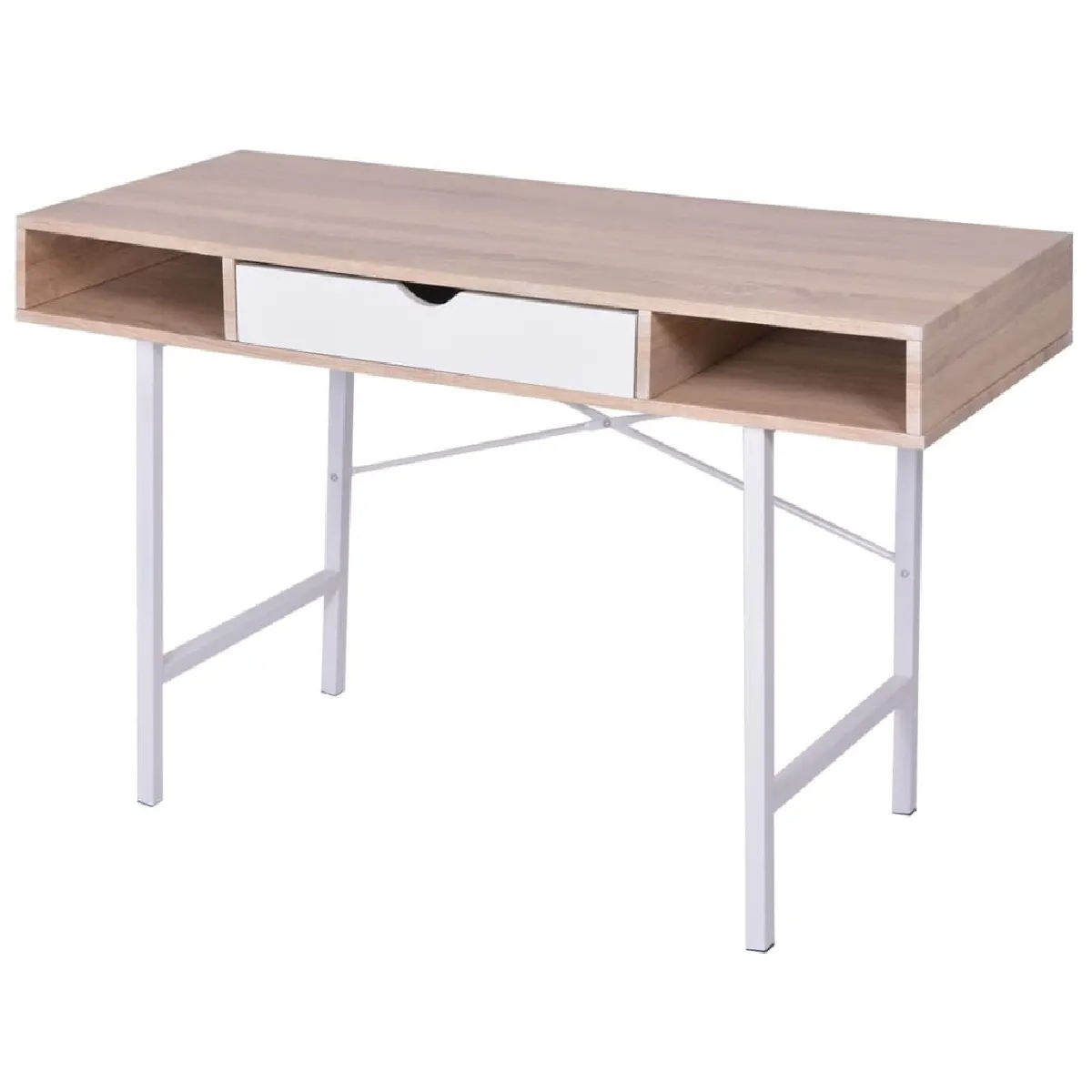 vidaXL Bureau avec Tiroir et Compartiment