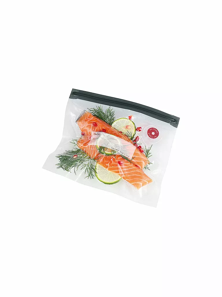 KÜCHENPROFI Vakuumbeutel 10er-Set 40x28cm EASYFRESH schwarz