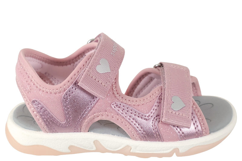 SUPERFIT PEBBLES SANDAL I ROSA TEKSTIL
