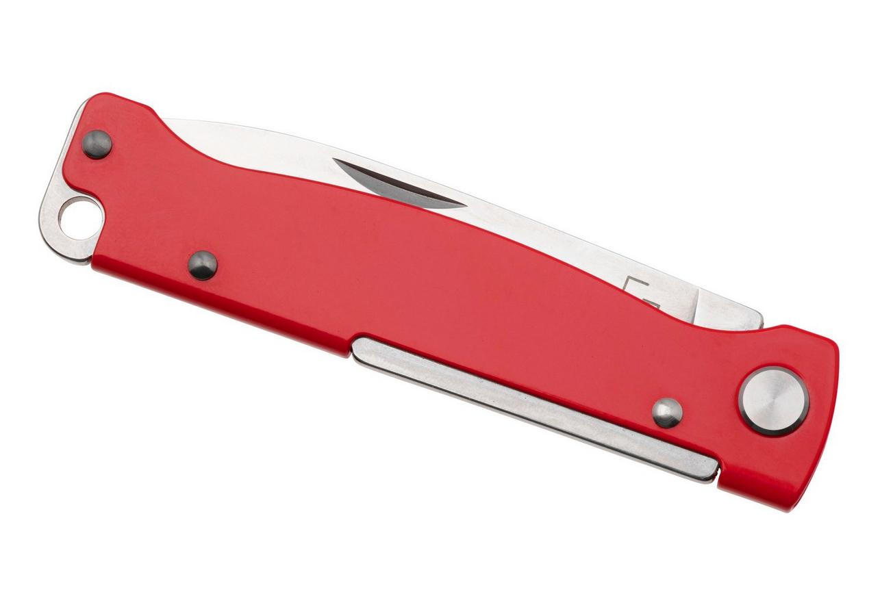 Böker Plus Atlas 01BP0013, Satin 12C27, Red Stainless Steel zakmes