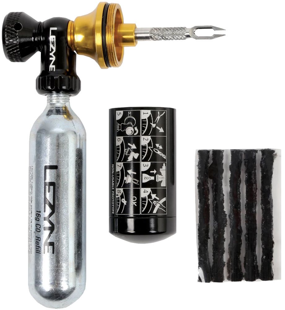 Lezyne Tubeless CO2 Blaster inkl. zwei CO2 Kartuschen kaufen | Bike-Discount