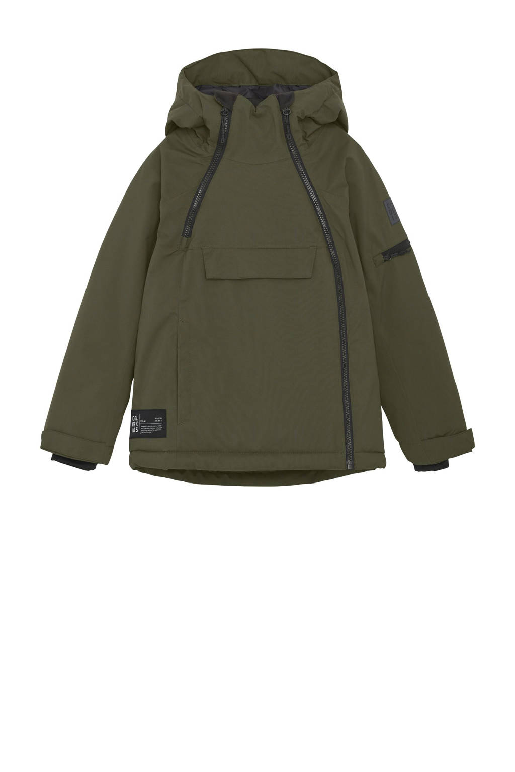 Color Kids ski anorak donkergroen