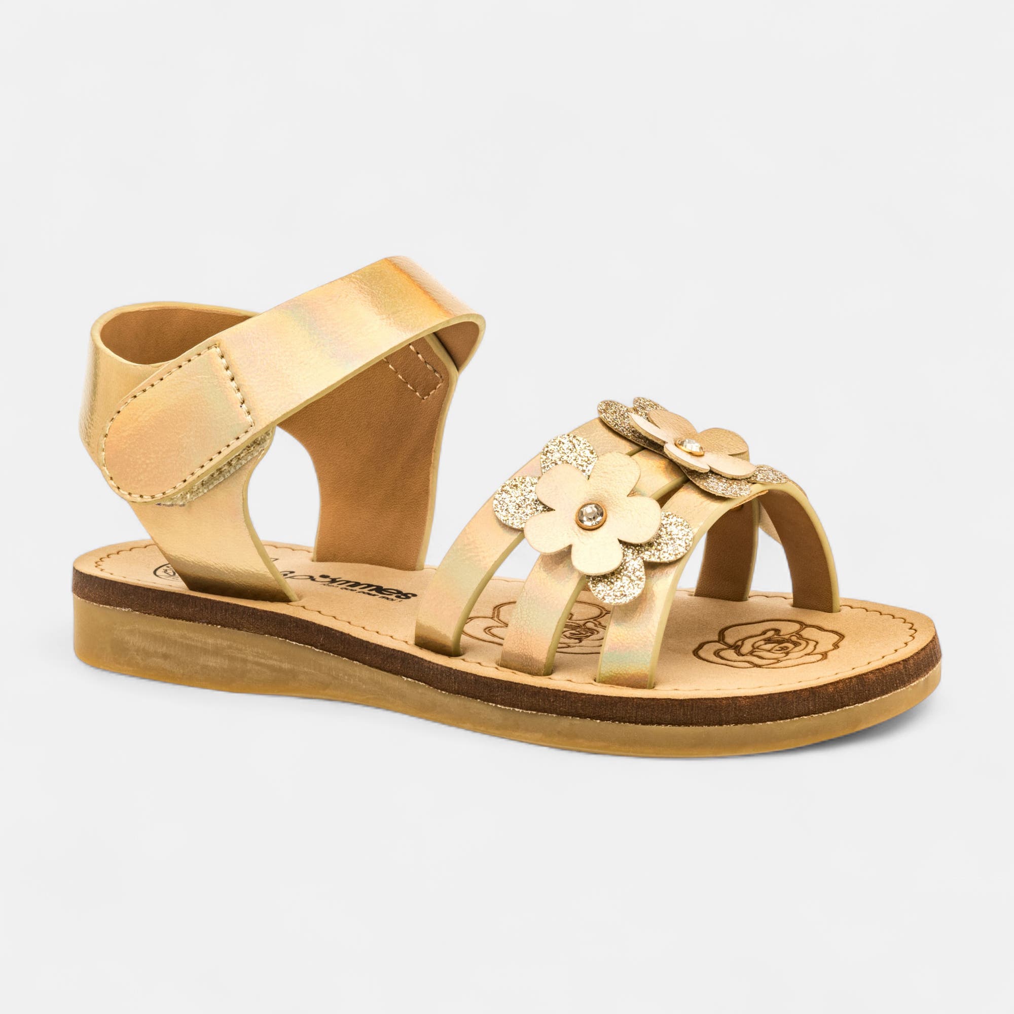 Nu-pieds Fille or