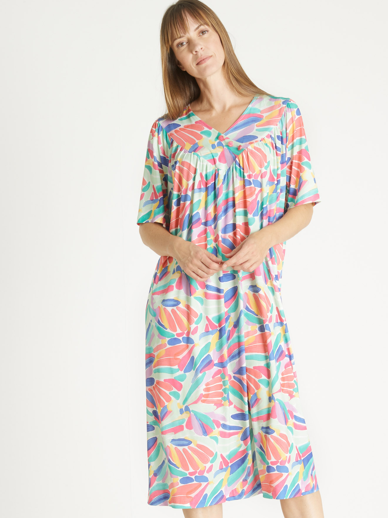 Robe en maille fluide.