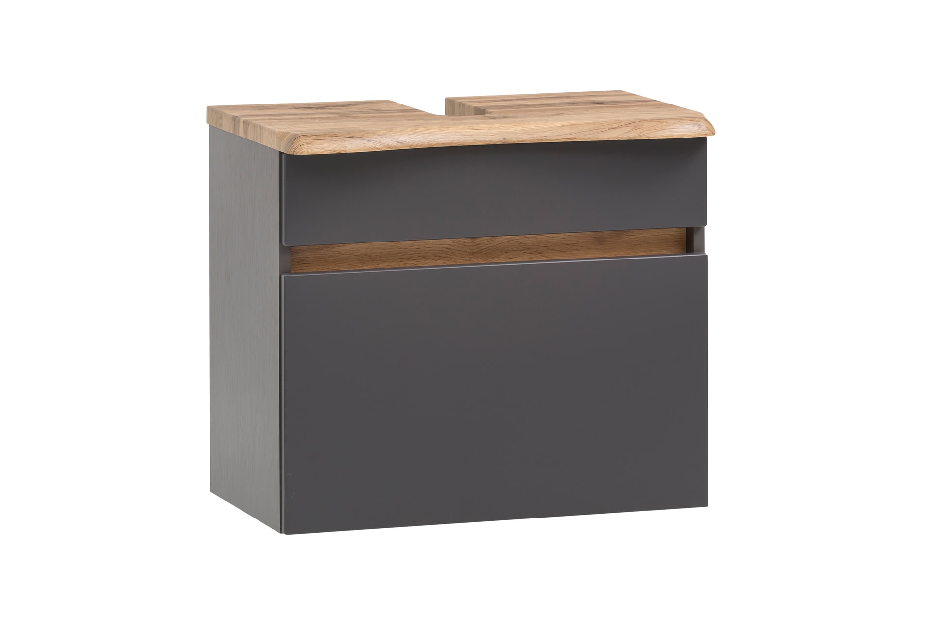 Waschbeckenunterschrank BRÜGGE grau 61cm