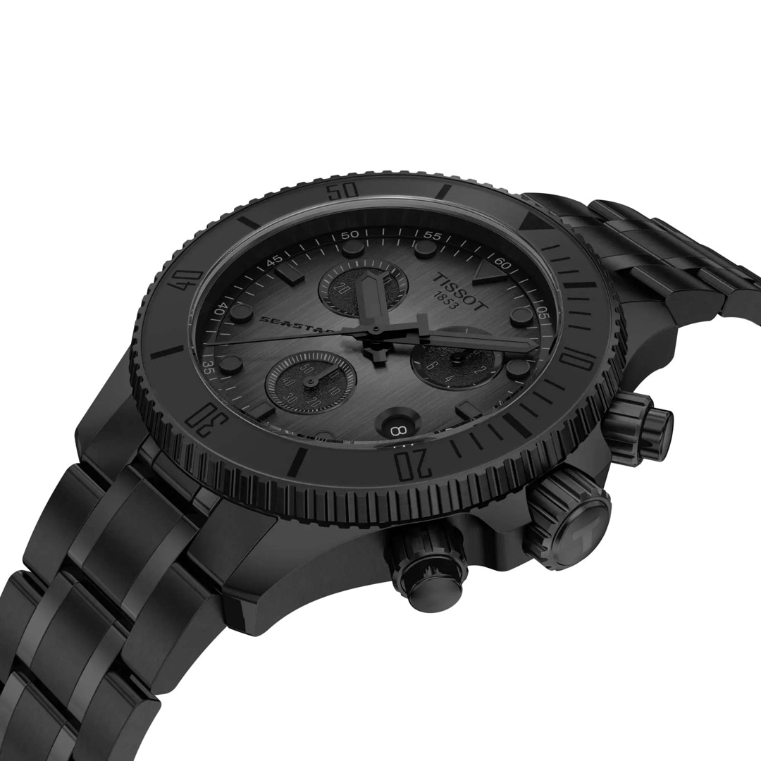 Tissot Seastar 1000 Chronograph 38mm Schwarz