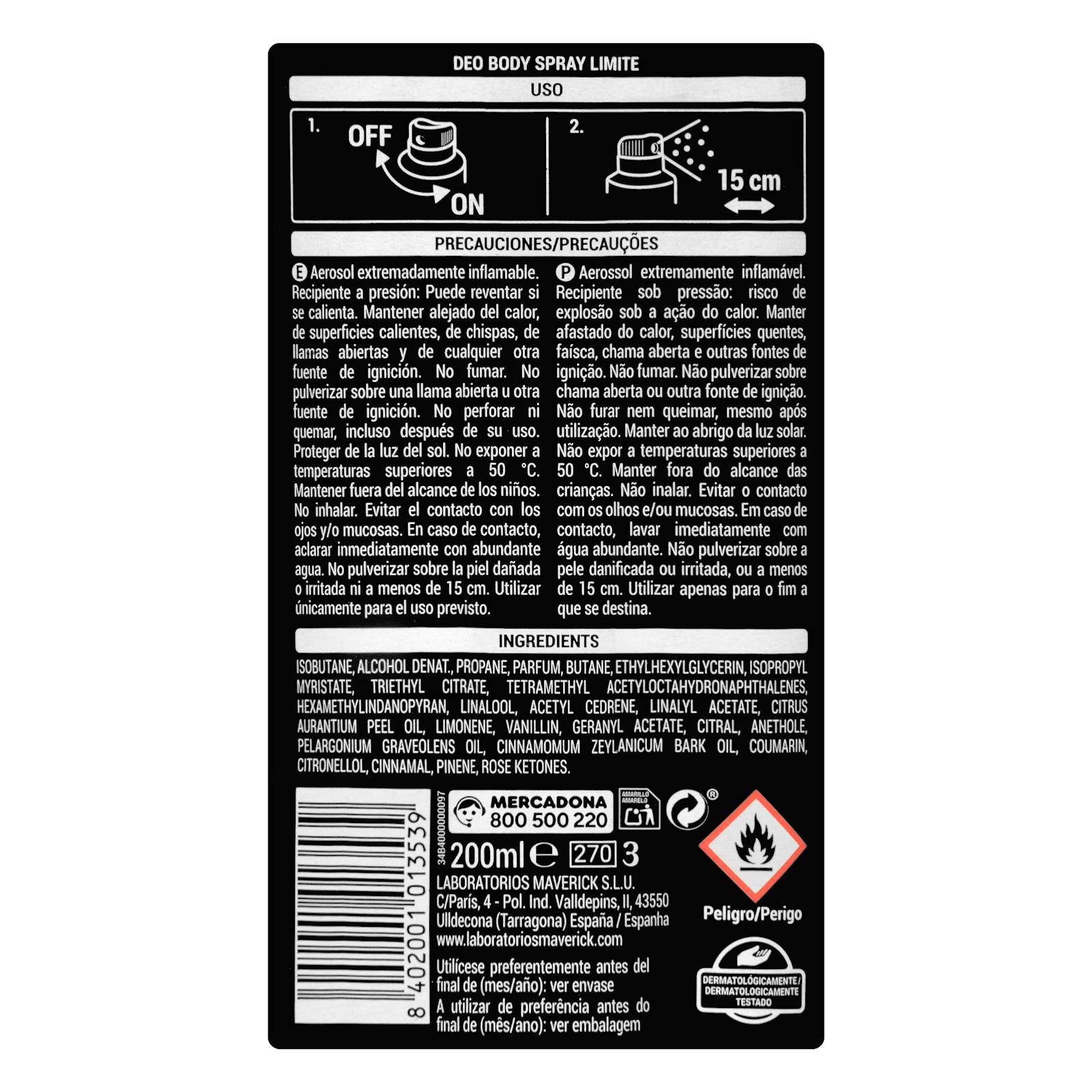Déodorant anti-taches Deliplus limit