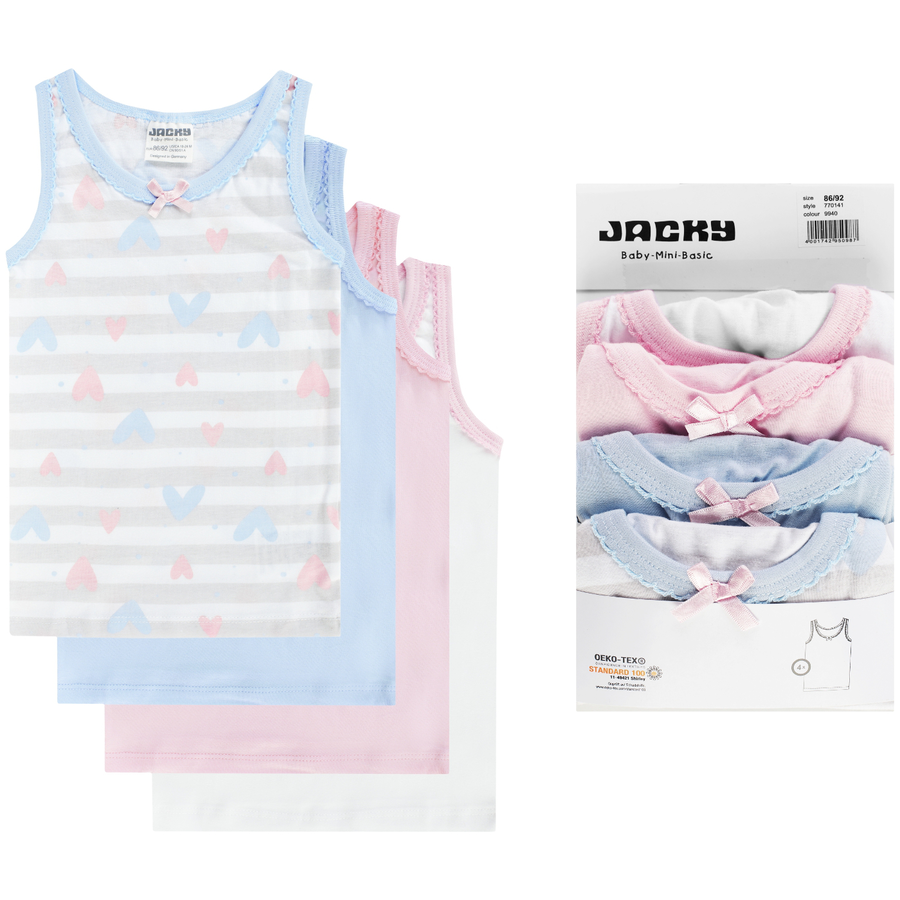 JACKY Unterhemd 4er Pack