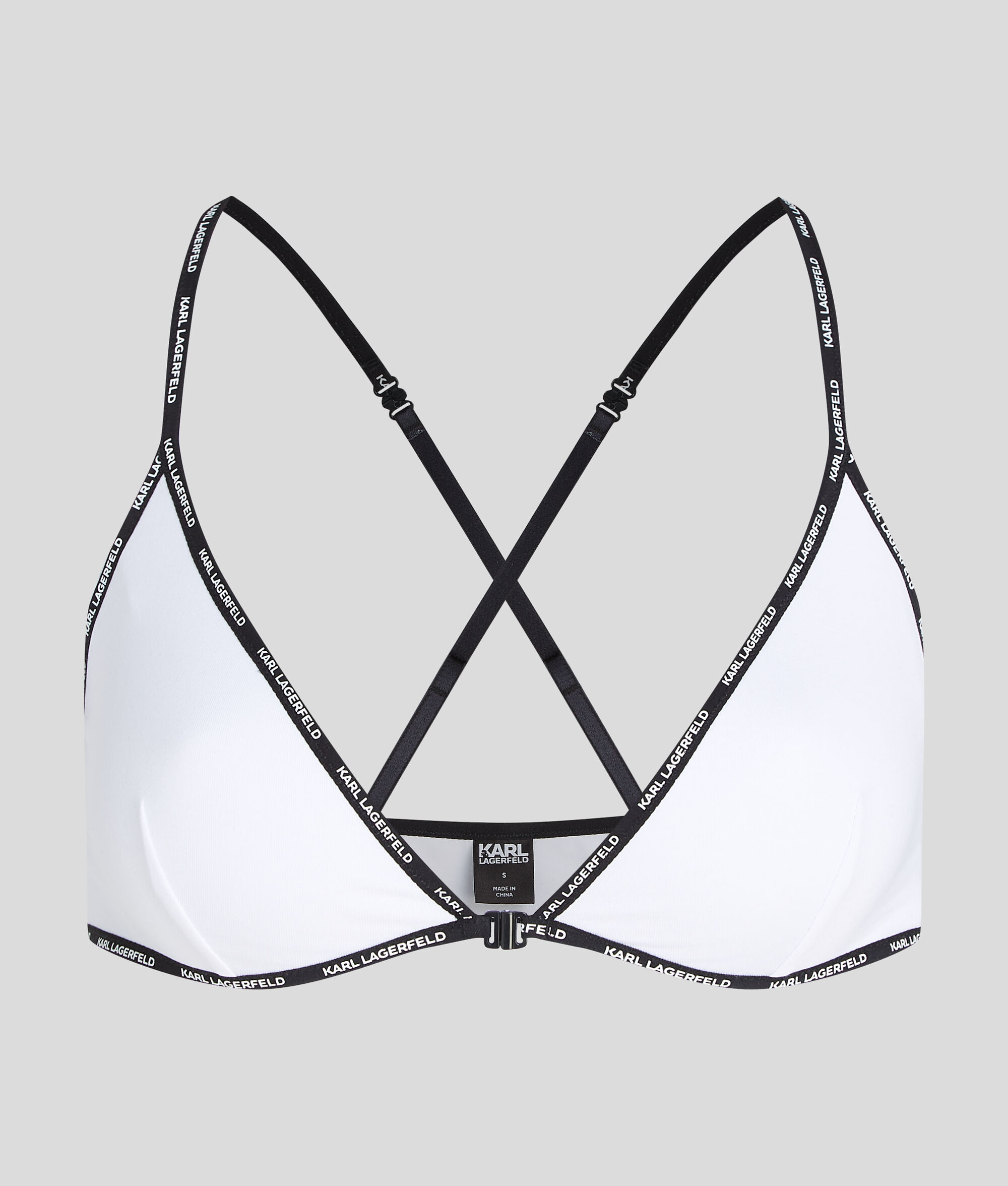 SOUTIEN-GORGE TRIANGLE À LOGO MINI AVEC BRETELLES MULTI-POSITIONS