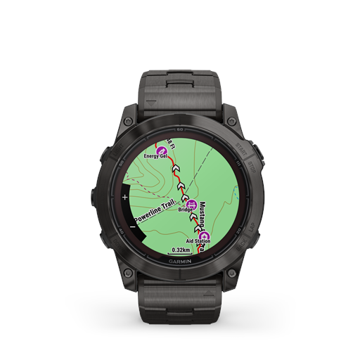 Garmin Fenix 7X Pro 010-02778-30 Sapphire Solar Edition Smartwatch, Carbon Gray, 51 mm
