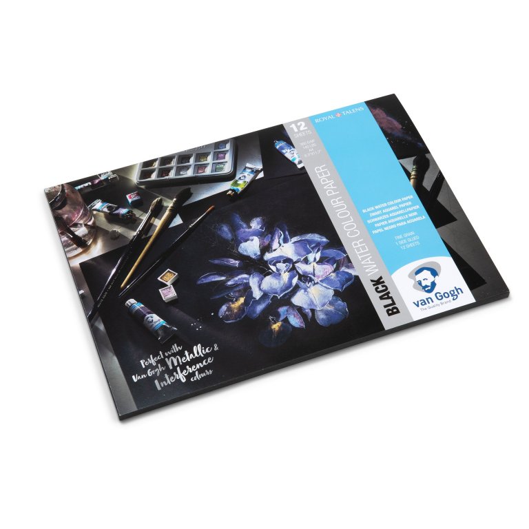 Royal Talens Aquarellblock Van Gogh Black 360 g/m²
