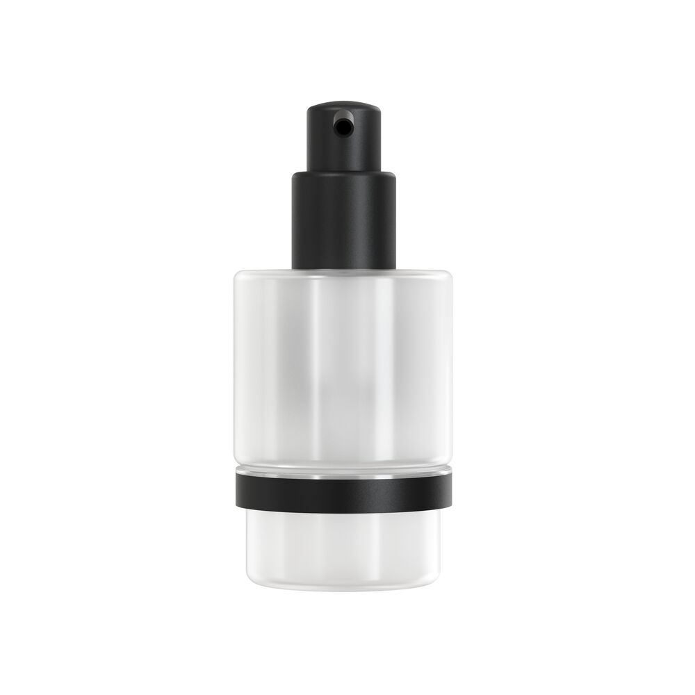 Geesa Topaz zeepdispenser 200 ml zwart