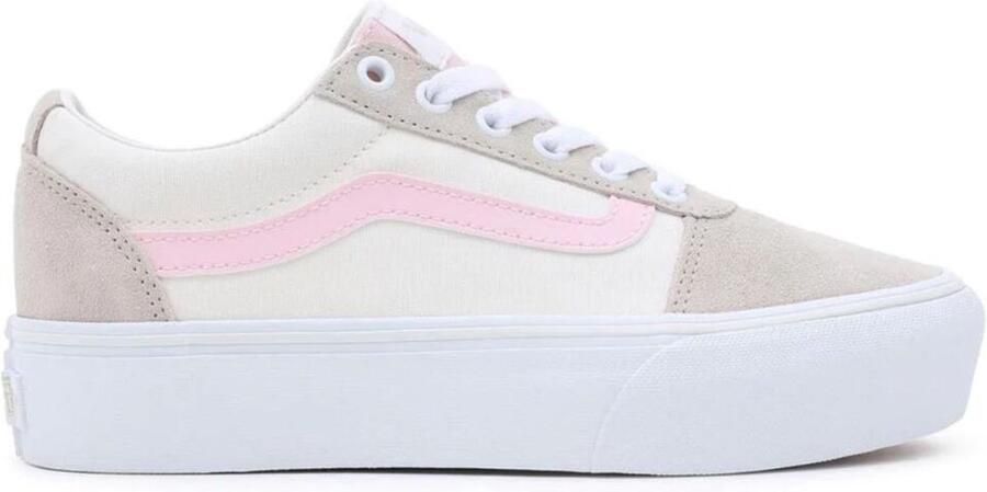 Vans Dames WM Ward Platform Color Block Beige