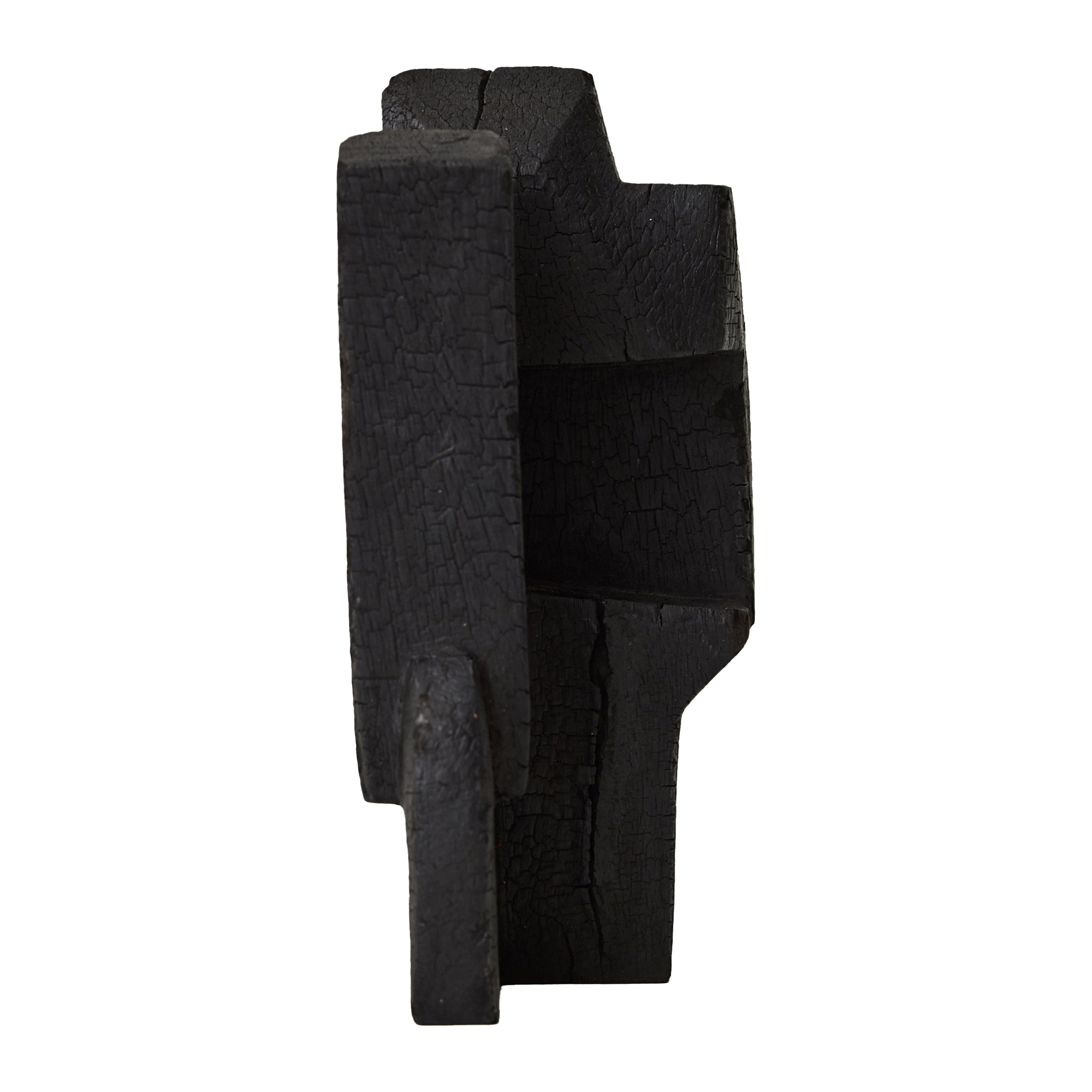 HKliving Burned Ornament - Black