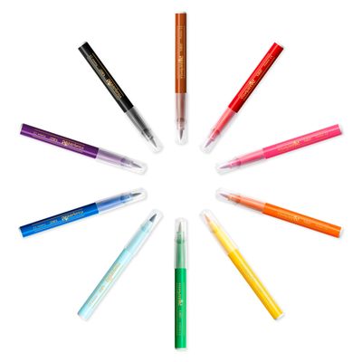 BIC Kids Visaquarelle - 10 Feutres - pointe pinceau