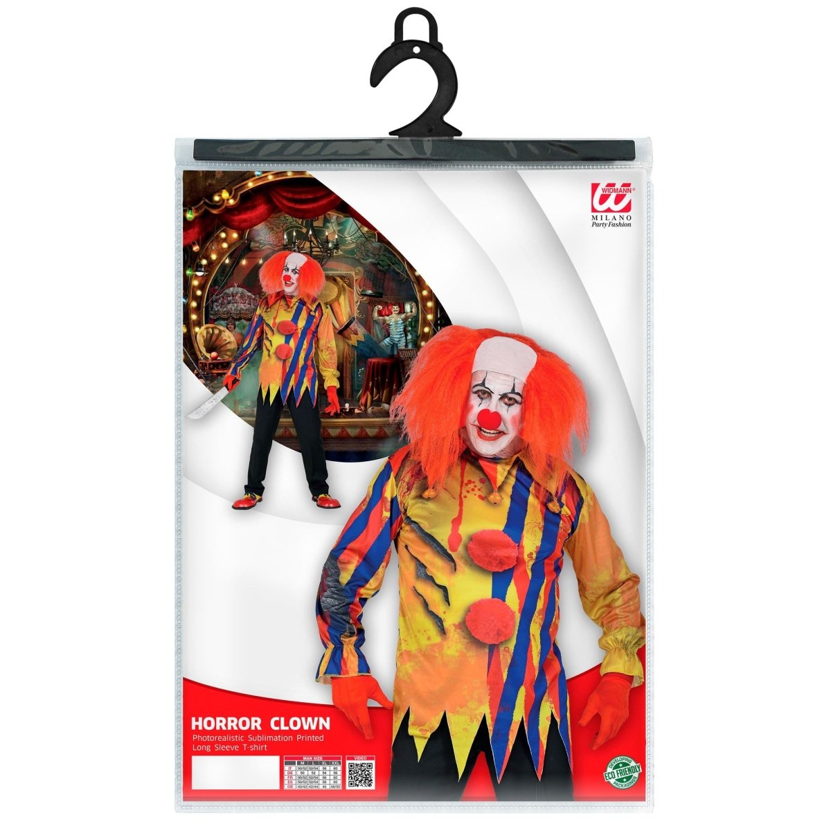 Halloween Shirt Heren Clown