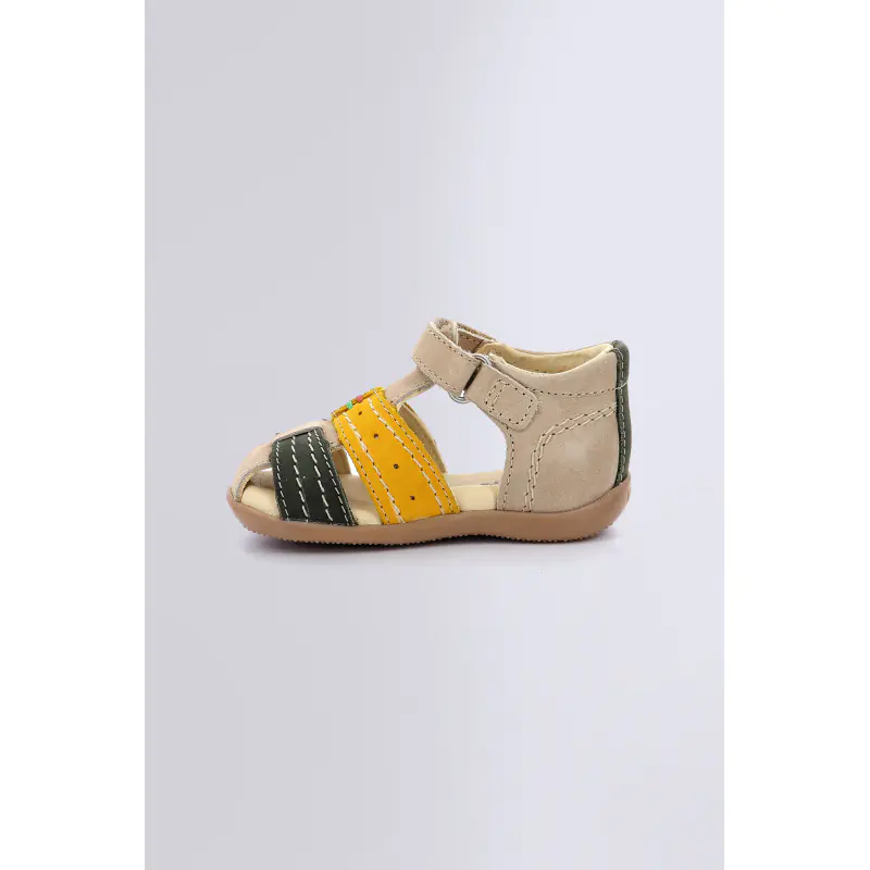 Bigbazar Beige jaune SANDALES Cuir Garçon